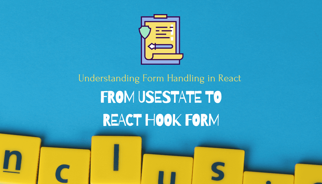 React form handling with useState and React Hook Form
